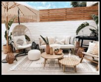 Outdoor Boho Lounge Un spațiu șic și relaxant